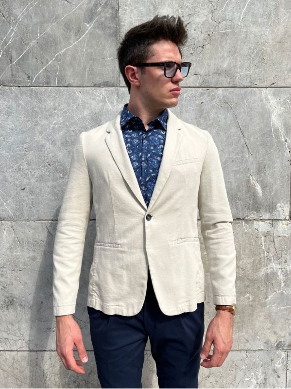 Giacca classica in cotone