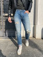 Jeans regular fit pittura