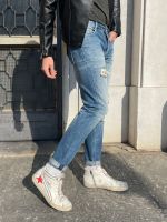 Jeans regular fit pittura