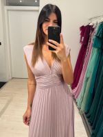 Abito lungo maglia lurex scollo v