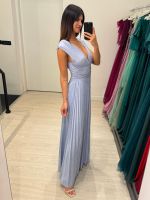 Abito lungo maglia lurex scollo v