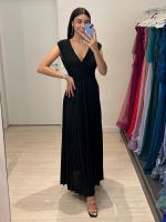 Abito lungo maglia lurex scollo v