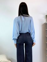 Camicia collo coreana morbida