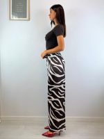 Pantalone palazzo zebrato