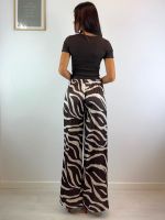 Pantalone palazzo zebrato
