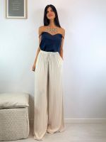 Pantalone palazzo leggero vita elastico