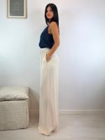 Pantalone palazzo leggero vita elastico