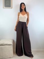 Pantalone palazzo leggero vita elastico